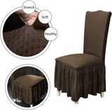 Chair Cover in Micro Mash Stuff - Brown