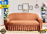 Butterfly Fabric Sofa Cover - Copper