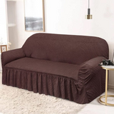 Zebra Velvet Sofa Covers ( Dark Brown)