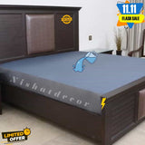 Water Proof Mattress Protector  - Grey Terry Cotton Stuff