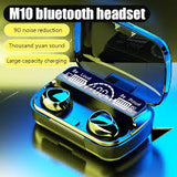 M10 Wireless Earbuds Bluetooth Earphones Noise Cancellation With LED Display