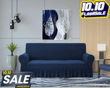 Sofa Cover in Micro Mash Stuff - Blue