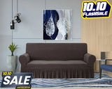 Sofa Cover in Micro Mash Stuff - Dark Brown