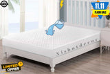 Quilted waterproof Mattress Cover - White