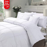 Plated Duvet 8 pieces White