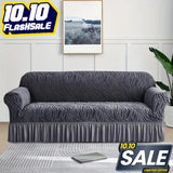 Zebra Velvet Sofa Covers ( Grey)