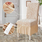 Velvet Zebra Chair Cover - Skin