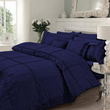 Duvet Set 8 Pieces Design Box Pleated - Blue