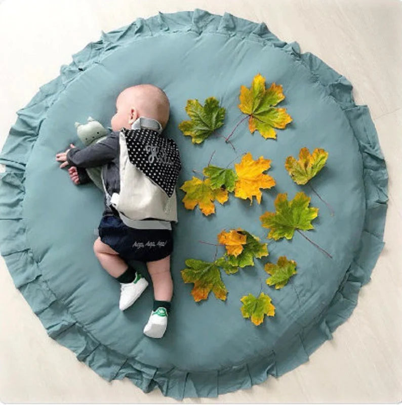 Baby Play Mat- Cotton Kids Rug _ Baby Toys Round Floor Carpet Rug